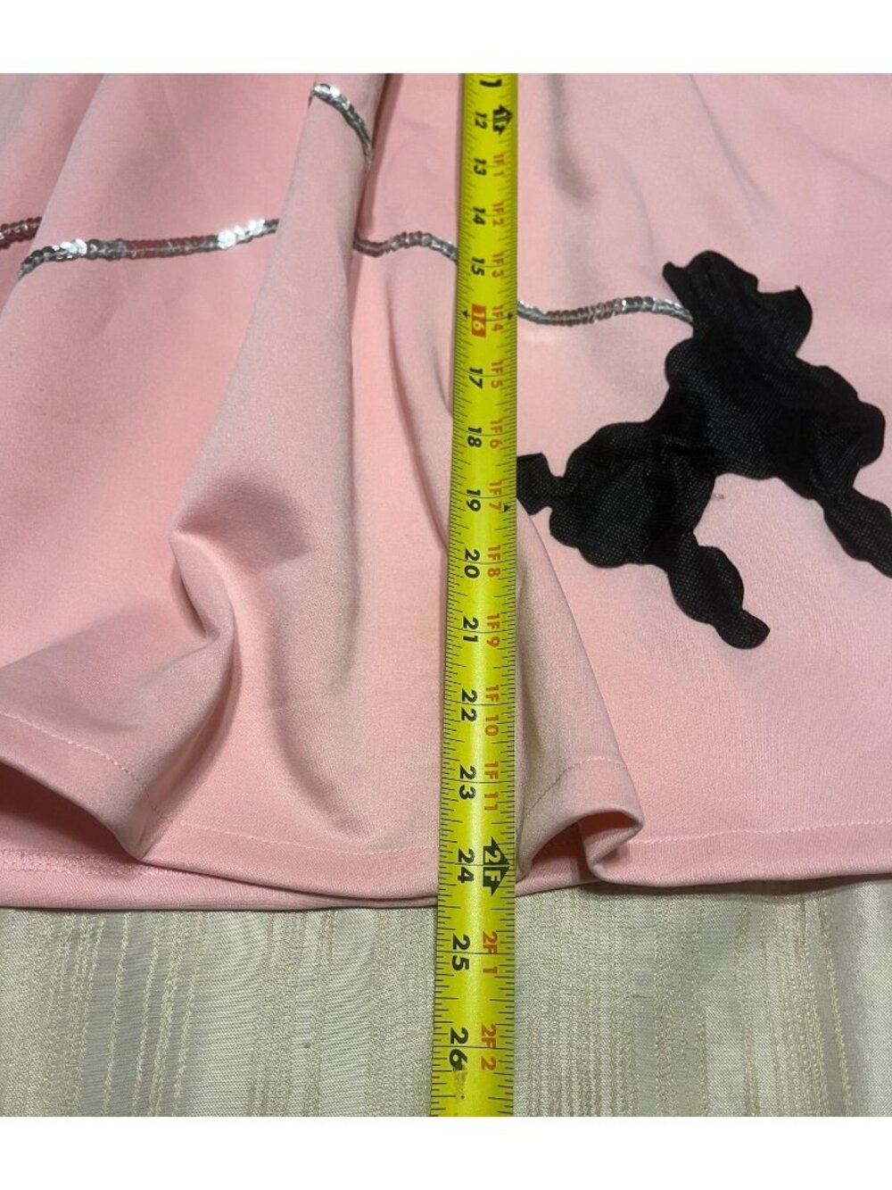 Spirit Poodle Skirt Adult Plus Size CSpirit Poodle Skirt Adult Plus Size Costume - Picture 9 of 10